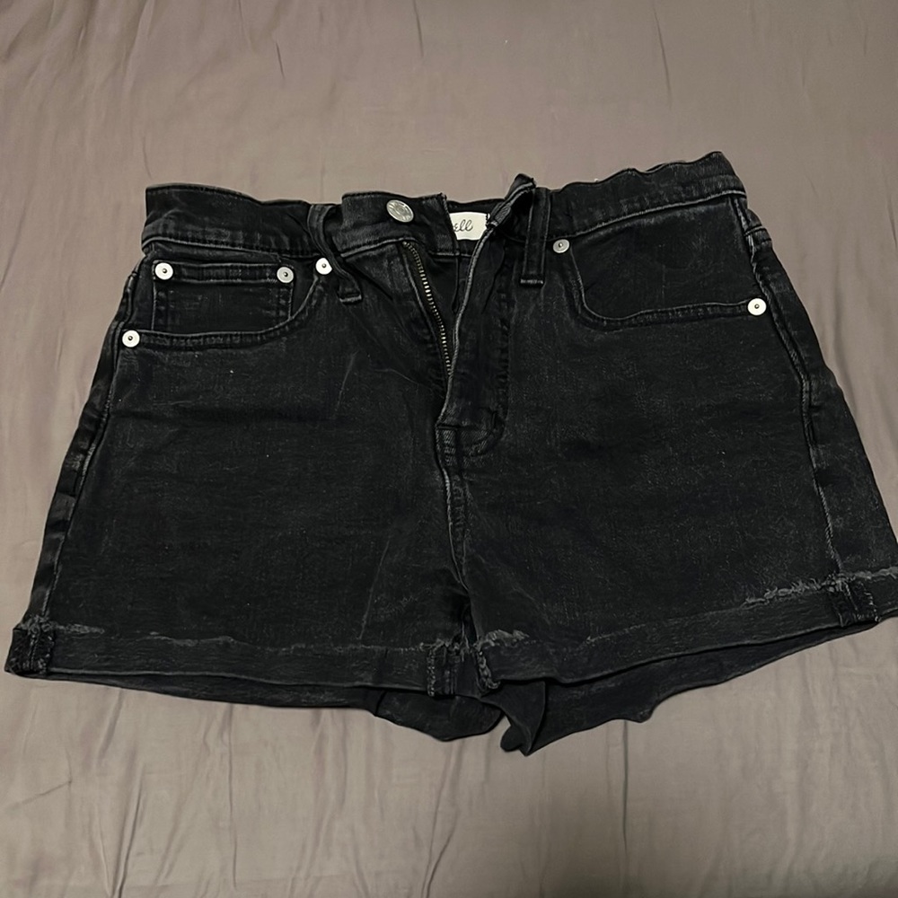 Madewell high rise denim shorts